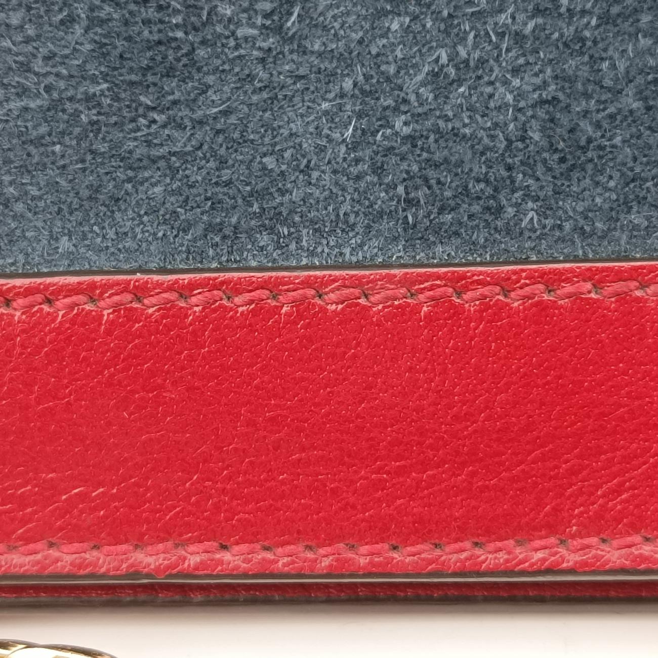 OphidiaBlue×redSuede x leather503877B025928884オフィディアブルー×レッドスエード×レザー503877B025928884