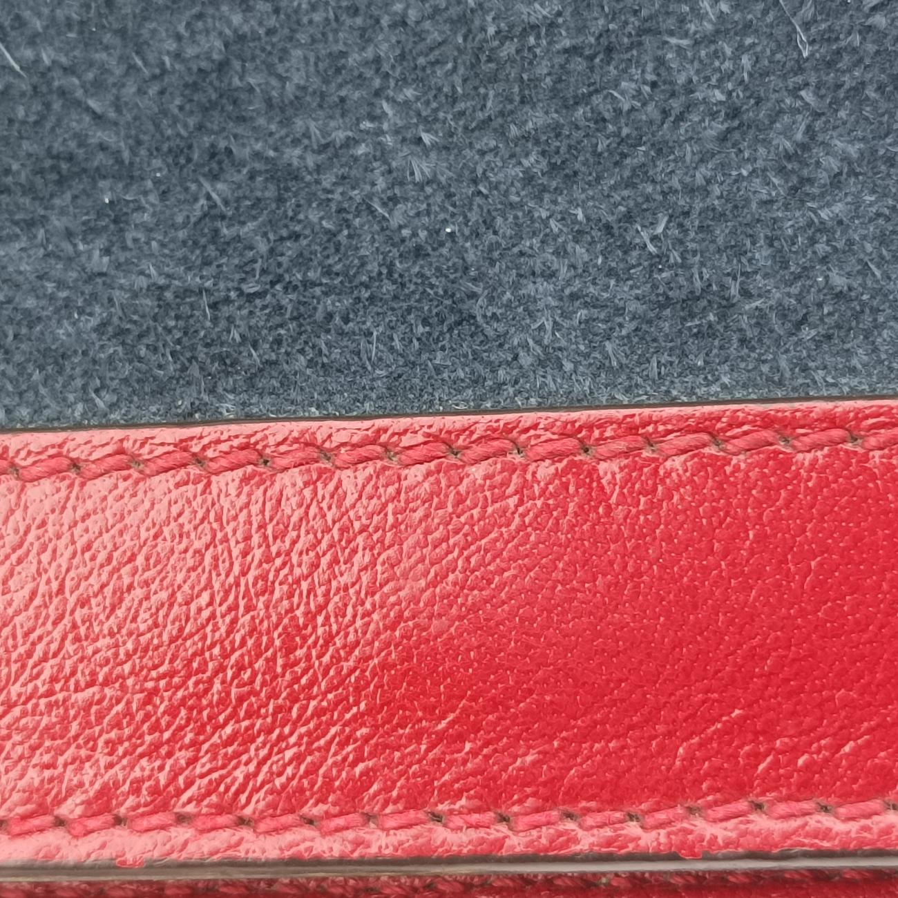 OphidiaBlue×redSuede x leather503877B025928884オフィディアブルー×レッドスエード×レザー503877B025928884