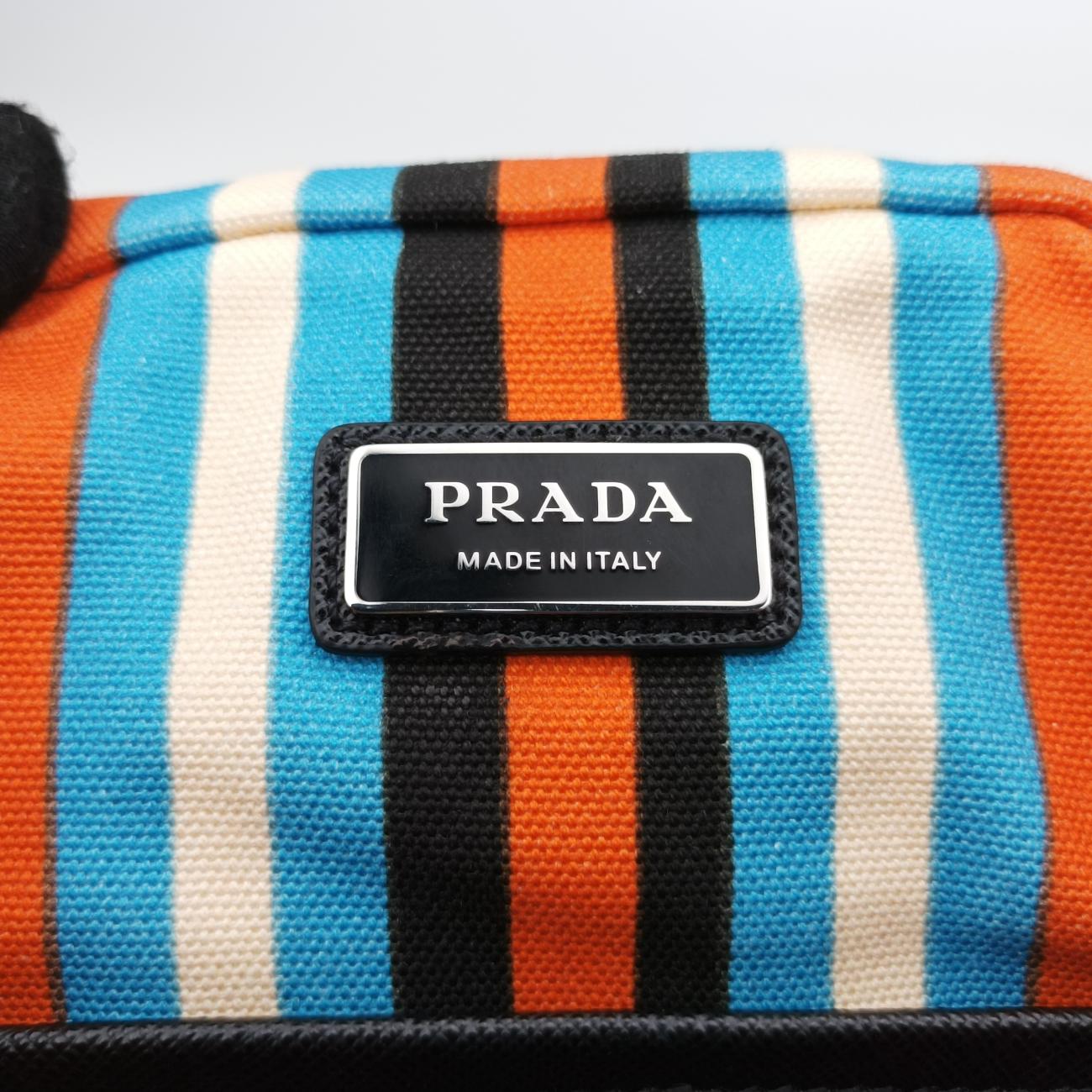 Pochette Triangle Logo StripeMulticolourCanvas2VH147トライアングルロゴ ストライプマルチカラーキャンバス2VH147