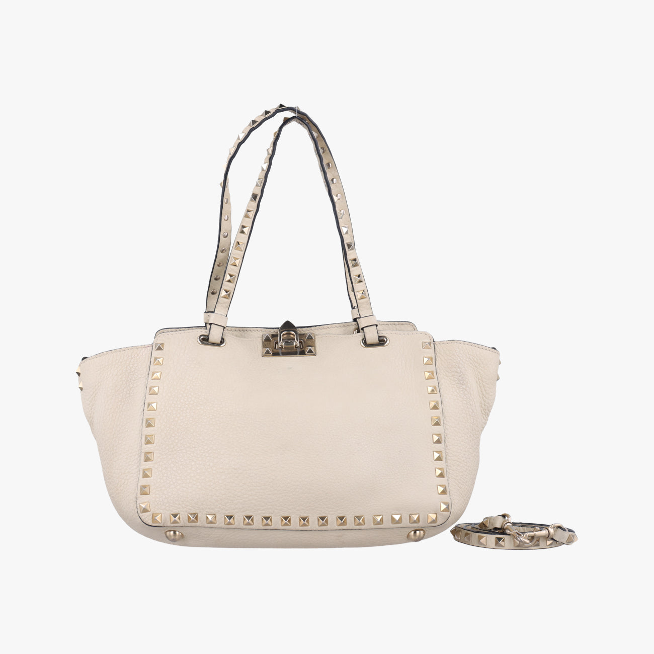 RockstudWhiteLeatherLot number unknownロックスタッズホワイトレザー製番不明