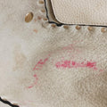 RockstudWhiteLeatherLot number unknownロックスタッズホワイトレザー製番不明