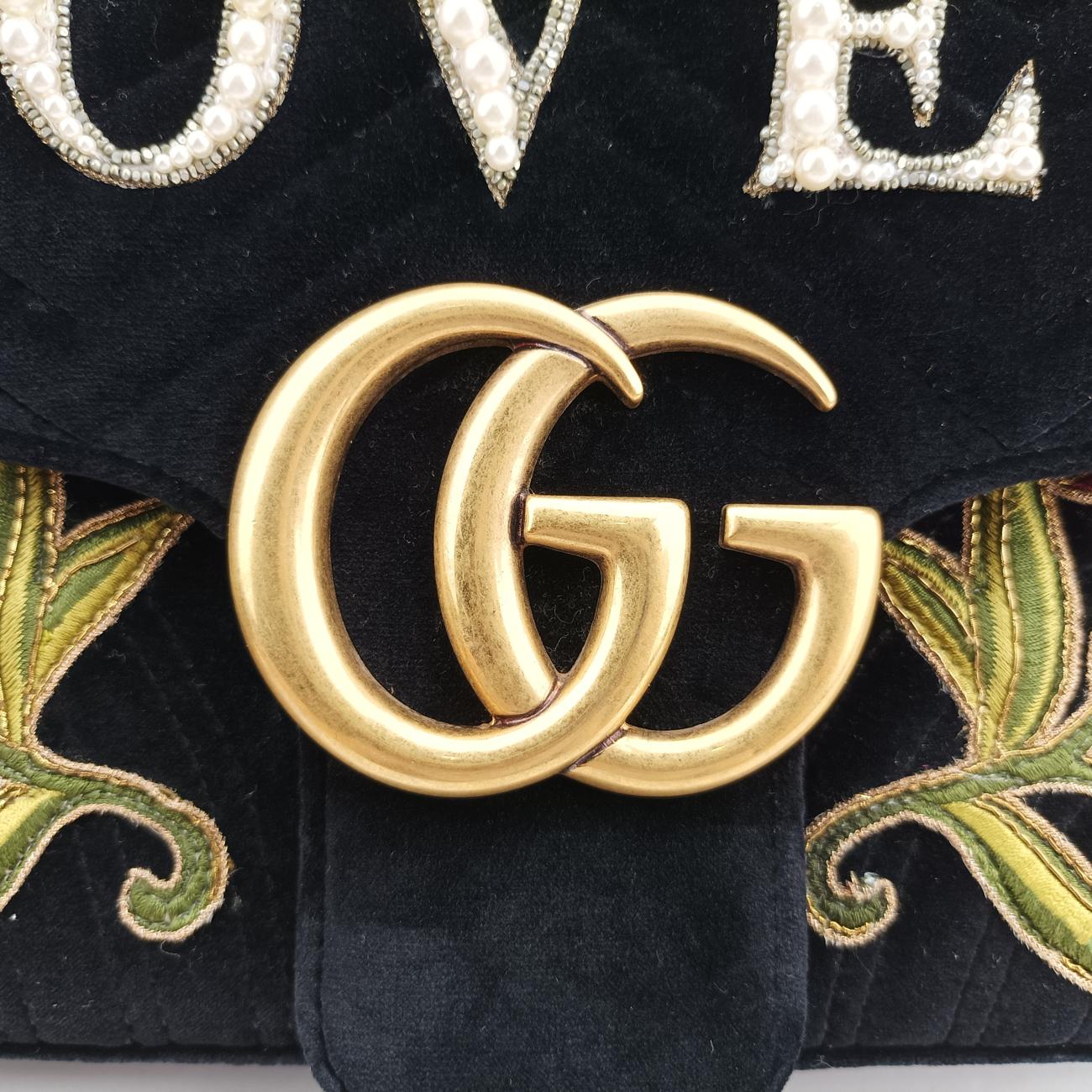 GG MarmontBlackvelour443496B023406581GGマーモントブラックベロア443496B023406581