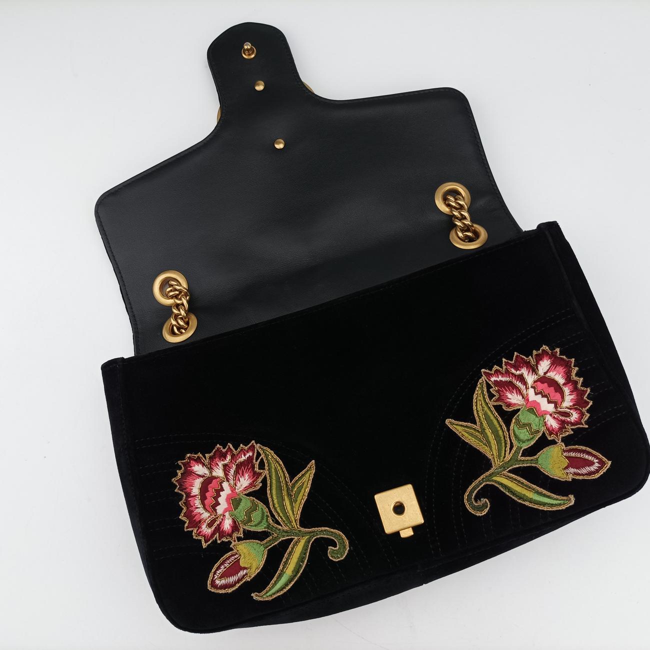 GG MarmontBlackvelour443496B023406581GGマーモントブラックベロア443496B023406581
