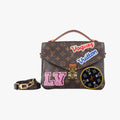 Pochette MeTIS MMBrown×multicolorMonogram PatchesM43991DR2198ポシェット メティスモノグラム/ブラウン系×マルチカラーモノグラムパッチーズM43991DR2198
