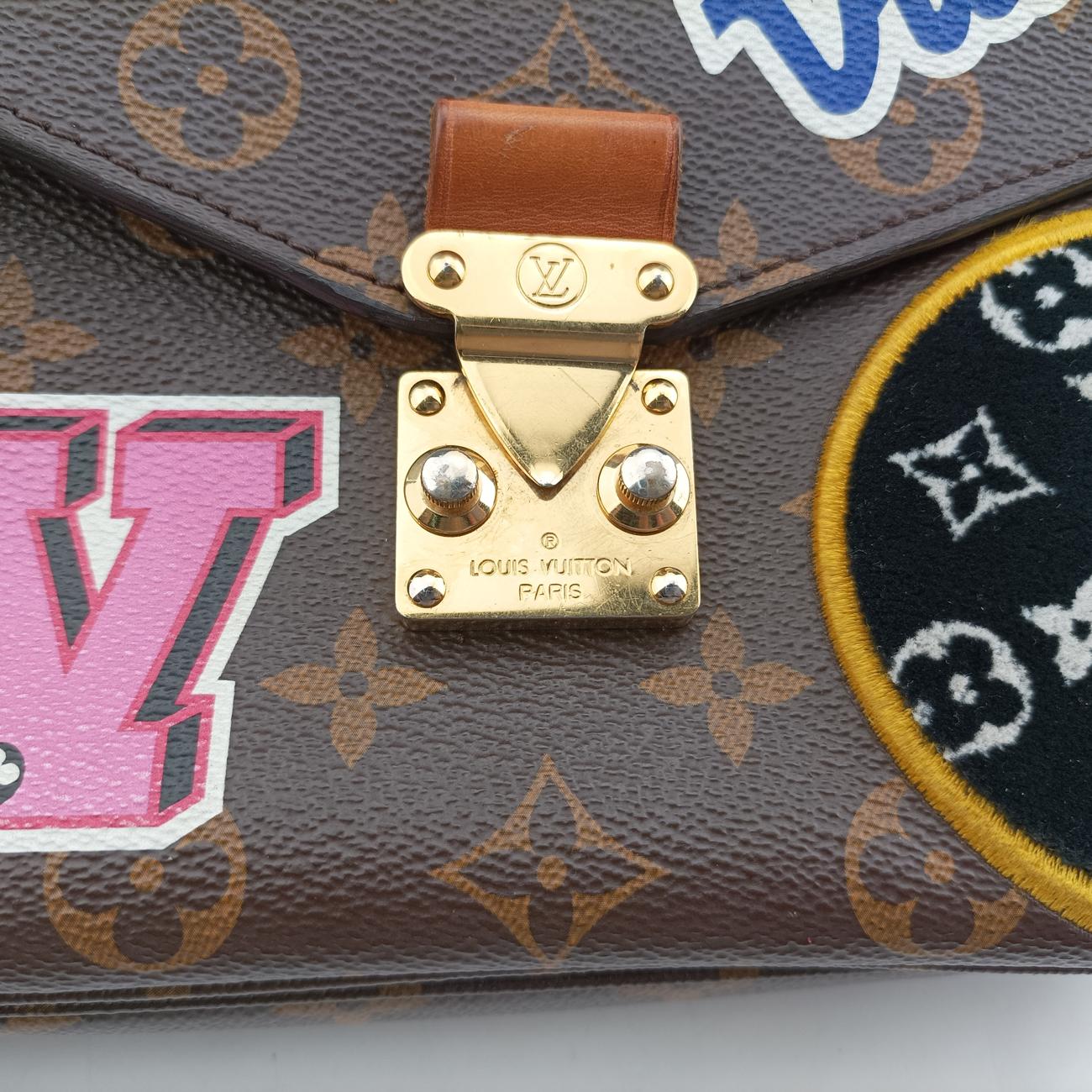 Pochette MeTIS MMBrown×multicolorMonogram PatchesM43991DR2198ポシェット メティスモノグラム/ブラウン系×マルチカラーモノグラムパッチーズM43991DR2198