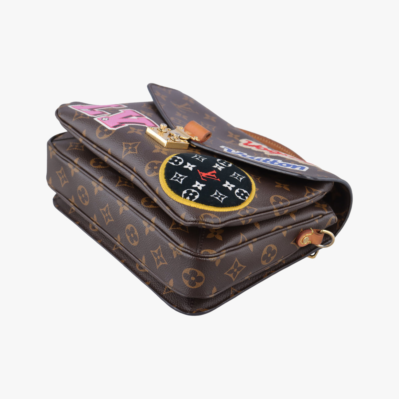 Pochette MeTIS MMBrown×multicolorMonogram PatchesM43991DR2198ポシェット メティスモノグラム/ブラウン系×マルチカラーモノグラムパッチーズM43991DR2198