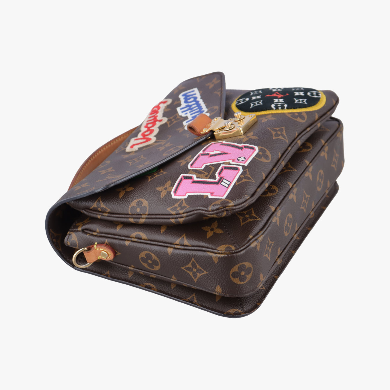 Pochette MeTIS MMBrown×multicolorMonogram PatchesM43991DR2198ポシェット メティスモノグラム/ブラウン系×マルチカラーモノグラムパッチーズM43991DR2198