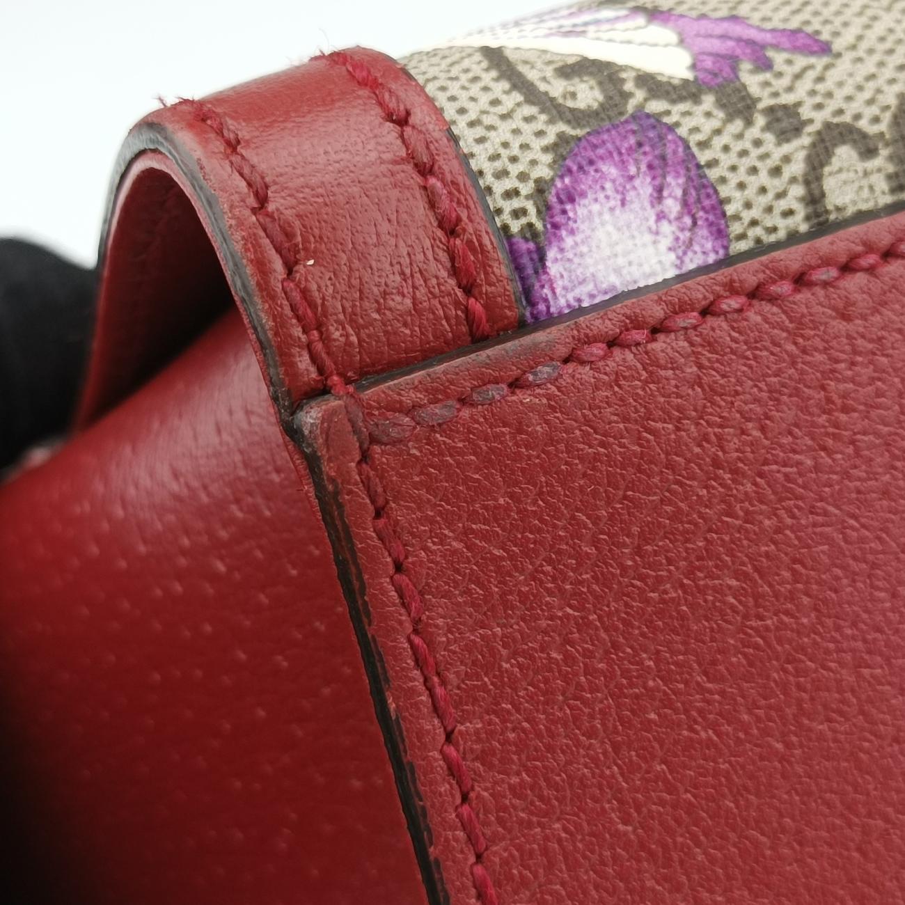 OphidiaBeige×Red×MulticolourPVC coated canvas x leather547551A030893389オフィディアベージュ×レッド×マルチカラーPVCコーティングキャンバス×レザー547551A030893389