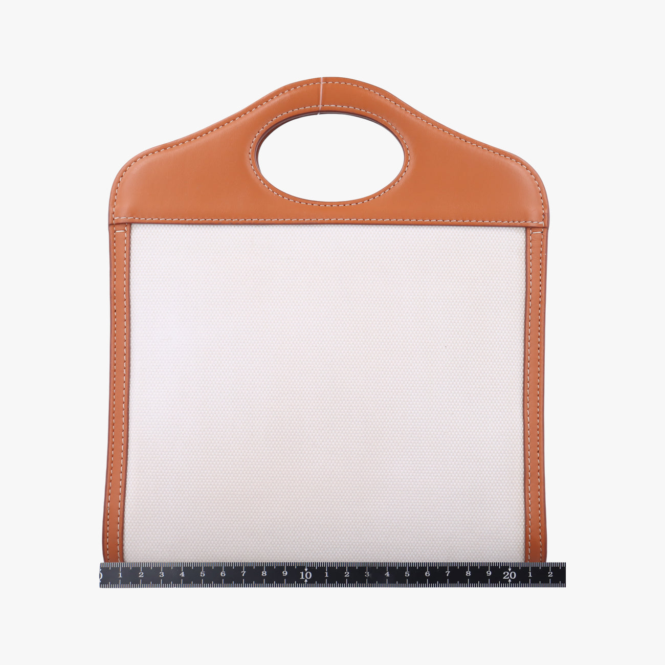 Mini Pocket BagBeige x WhiteCanvas x LeatherITTRESRL44SCAミニ ポケットバッグベージュ×ホワイトキャンバス×レザーITTRESRL44SCA