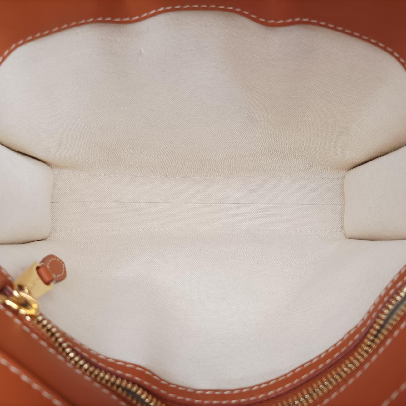 Mini Pocket BagBeige x WhiteCanvas x LeatherITTRESRL44SCAミニ ポケットバッグベージュ×ホワイトキャンバス×レザーITTRESRL44SCA