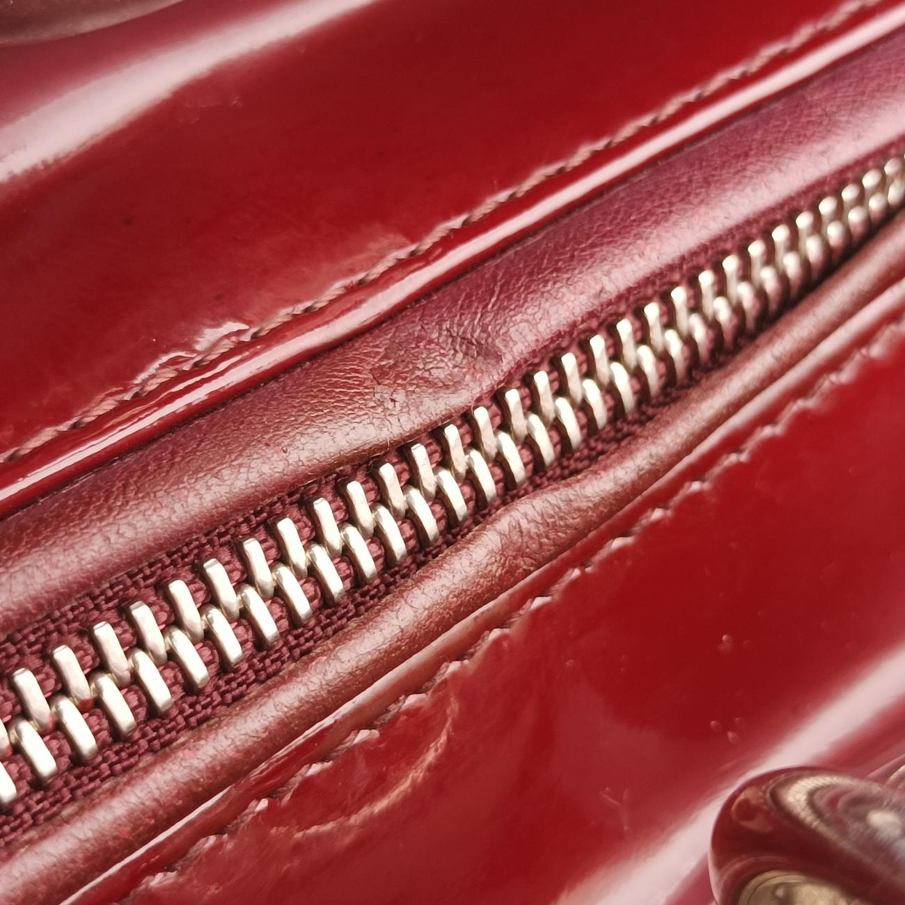 Lady DiorBurgundypatent15-BO-0151 Bレディディオールワインレッドパテント15-BO-0151 B