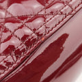 Lady DiorBurgundypatent15-BO-0151 Bレディディオールワインレッドパテント15-BO-0151 B