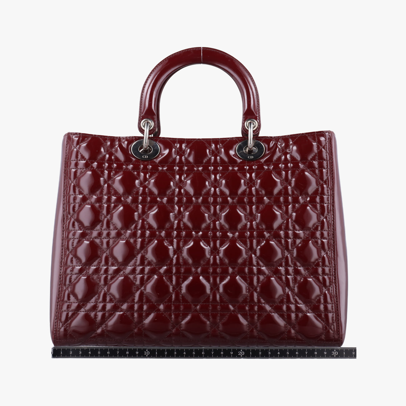Lady DiorBurgundypatent15-BO-0151 Bレディディオールワインレッドパテント15-BO-0151 B