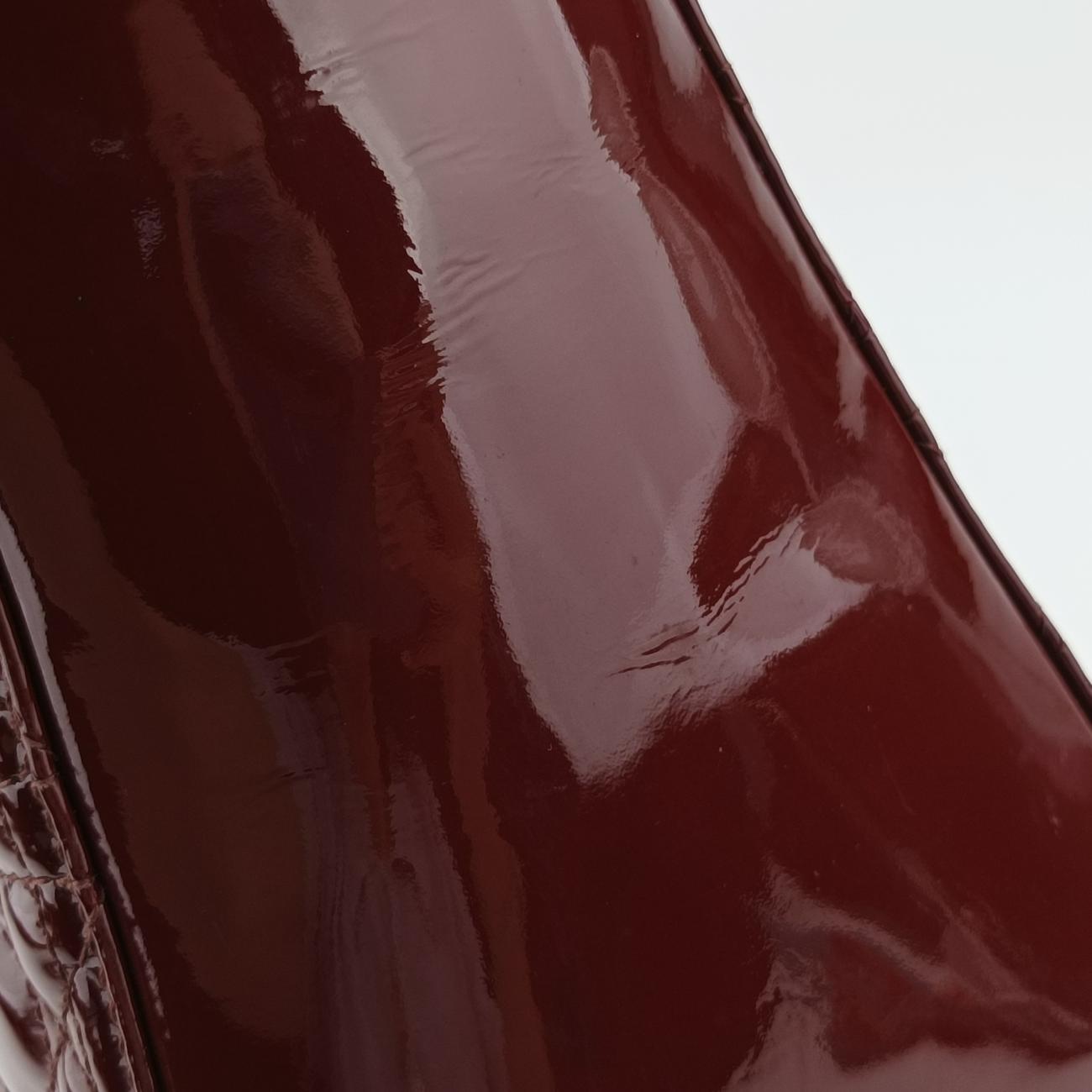 Lady DiorBurgundypatent15-BO-0151 Bレディディオールワインレッドパテント15-BO-0151 B