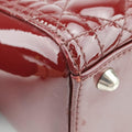 Lady DiorBurgundypatent15-BO-0151 Bレディディオールワインレッドパテント15-BO-0151 B