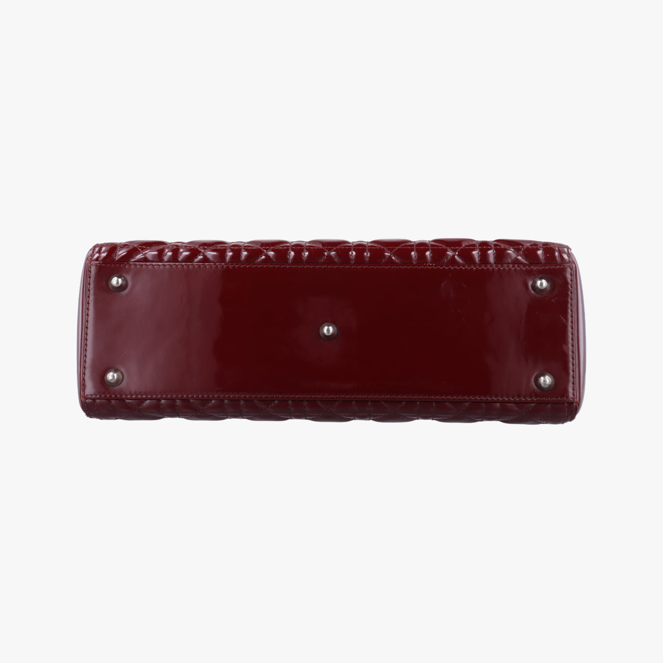 Lady DiorBurgundypatent15-BO-0151 Bレディディオールワインレッドパテント15-BO-0151 B