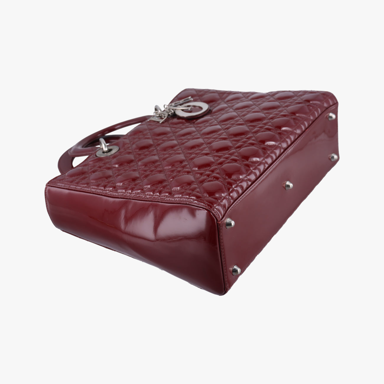 Lady DiorBurgundypatent15-BO-0151 Bレディディオールワインレッドパテント15-BO-0151 B