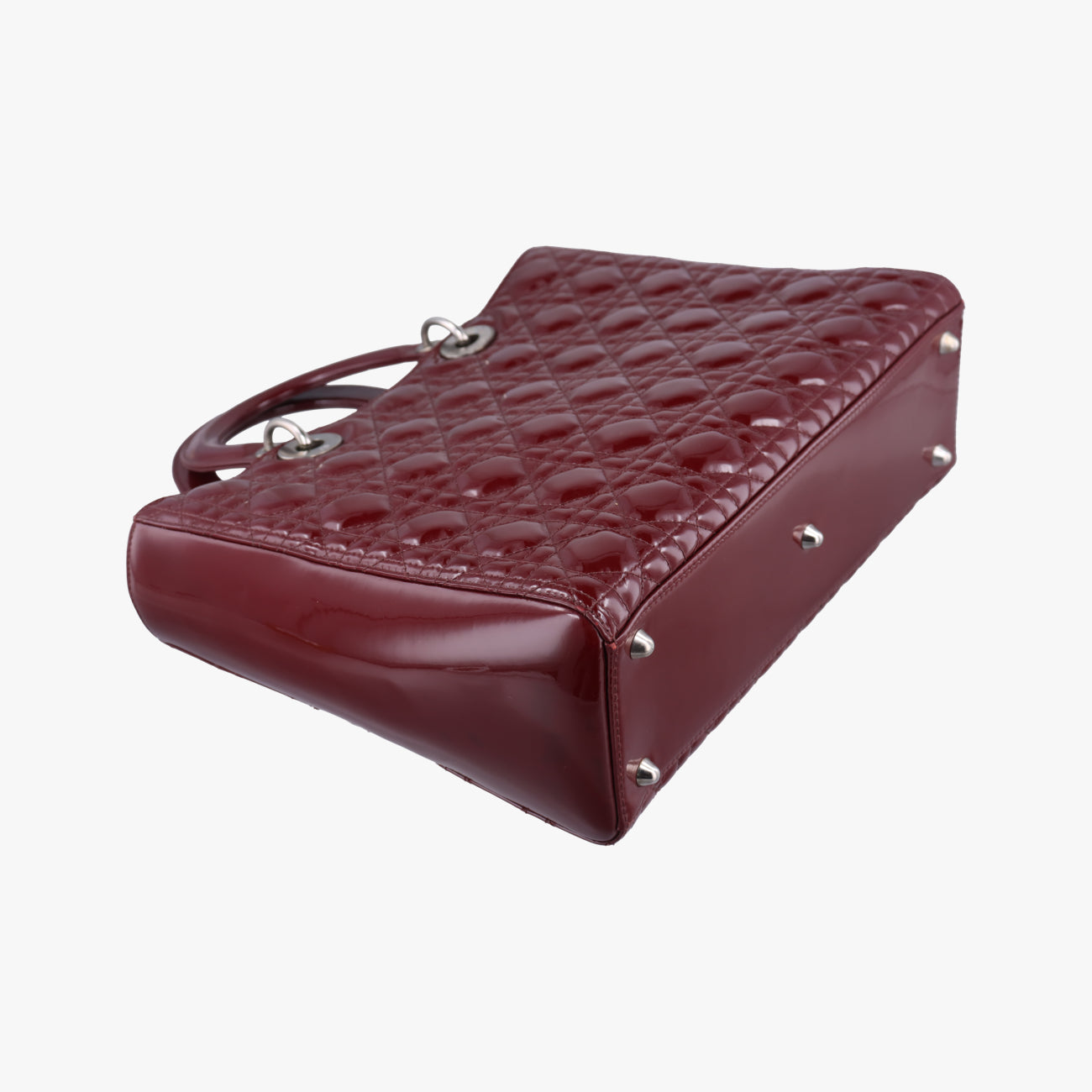 Lady DiorBurgundypatent15-BO-0151 Bレディディオールワインレッドパテント15-BO-0151 B