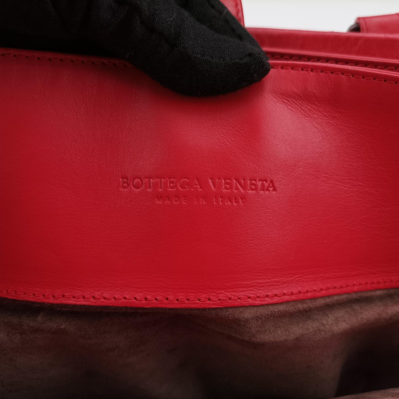 Roma IntrecciatoRedlambskinB02924019Uローマ イントレチャートレッドラムスキンB02924019U