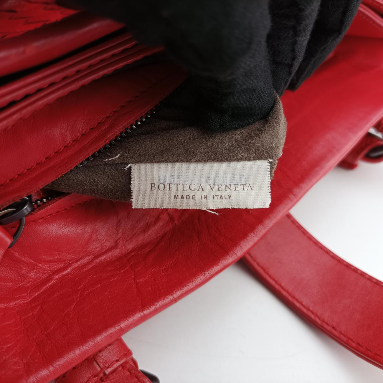 Roma IntrecciatoRedlambskinB02924019Uローマ イントレチャートレッドラムスキンB02924019U
