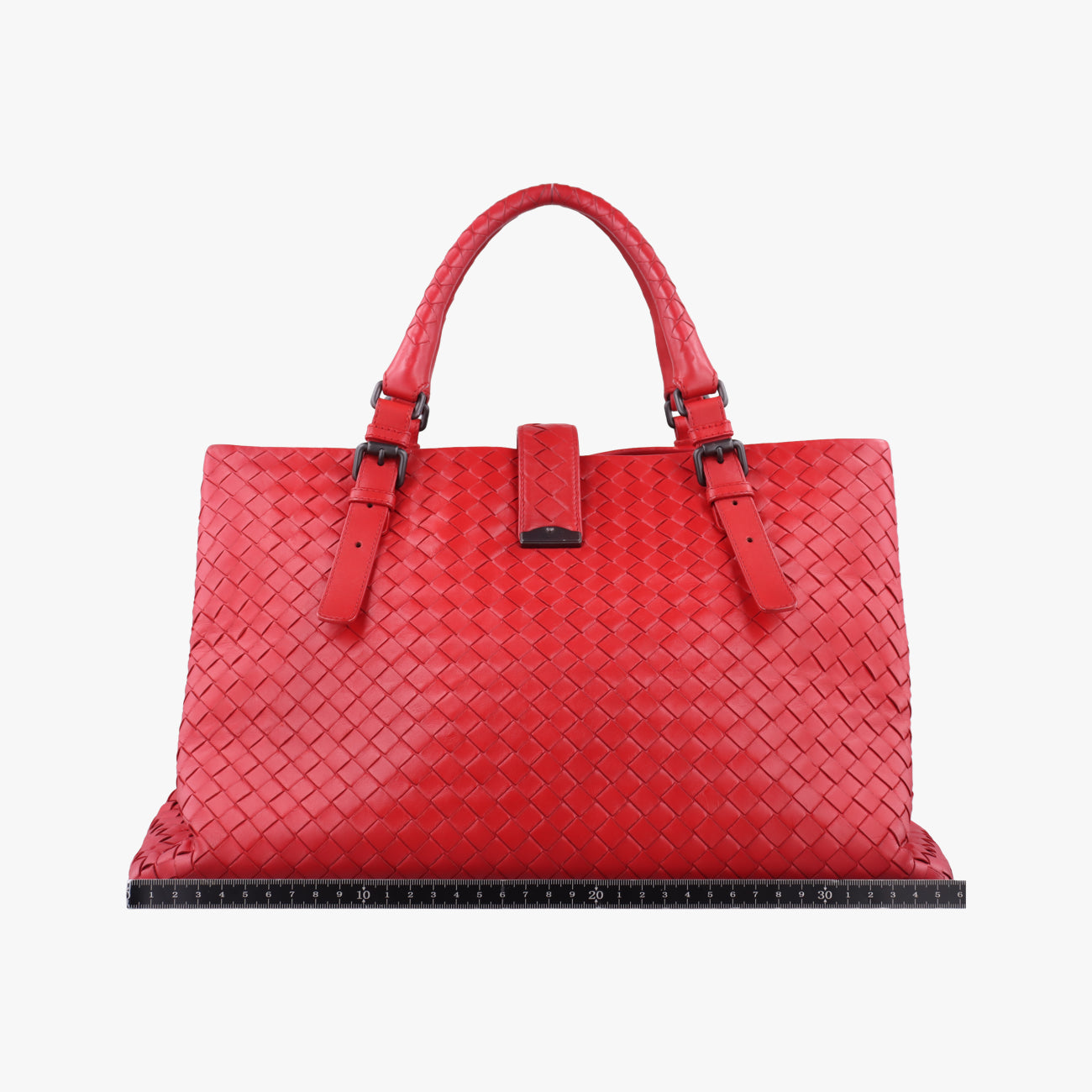 Roma IntrecciatoRedlambskinB02924019Uローマ イントレチャートレッドラムスキンB02924019U
