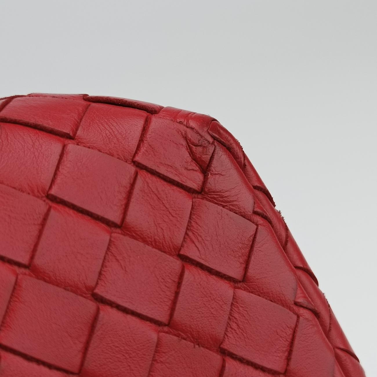 Roma IntrecciatoRedlambskinB02924019Uローマ イントレチャートレッドラムスキンB02924019U