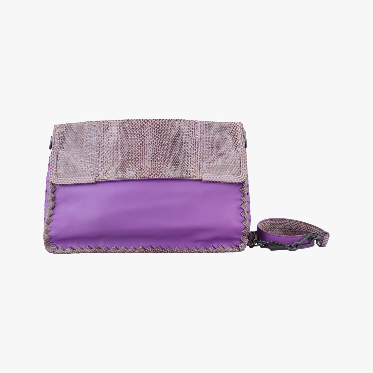 IntrecciatoPurpleLambskinB04321234JイントレチャートパープルラムスキンB04321234J