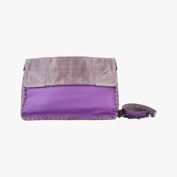 IntrecciatoPurpleLambskinB04321234JイントレチャートパープルラムスキンB04321234J