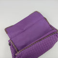 IntrecciatoPurpleLambskinB04321234JイントレチャートパープルラムスキンB04321234J
