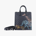 Sac Pla Messenger Animal PrintDamier GraphitePVC coated canvasN45276ICチップサックプラメッセンジャー アニマルプリントダミエグラフィットPVCコーティングキャンバスN45276ICチップ