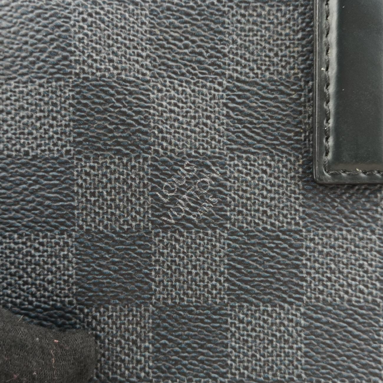 Sac Pla Messenger Animal PrintDamier GraphitePVC coated canvasN45276ICチップサックプラメッセンジャー アニマルプリントダミエグラフィットPVCコーティングキャンバスN45276ICチップ