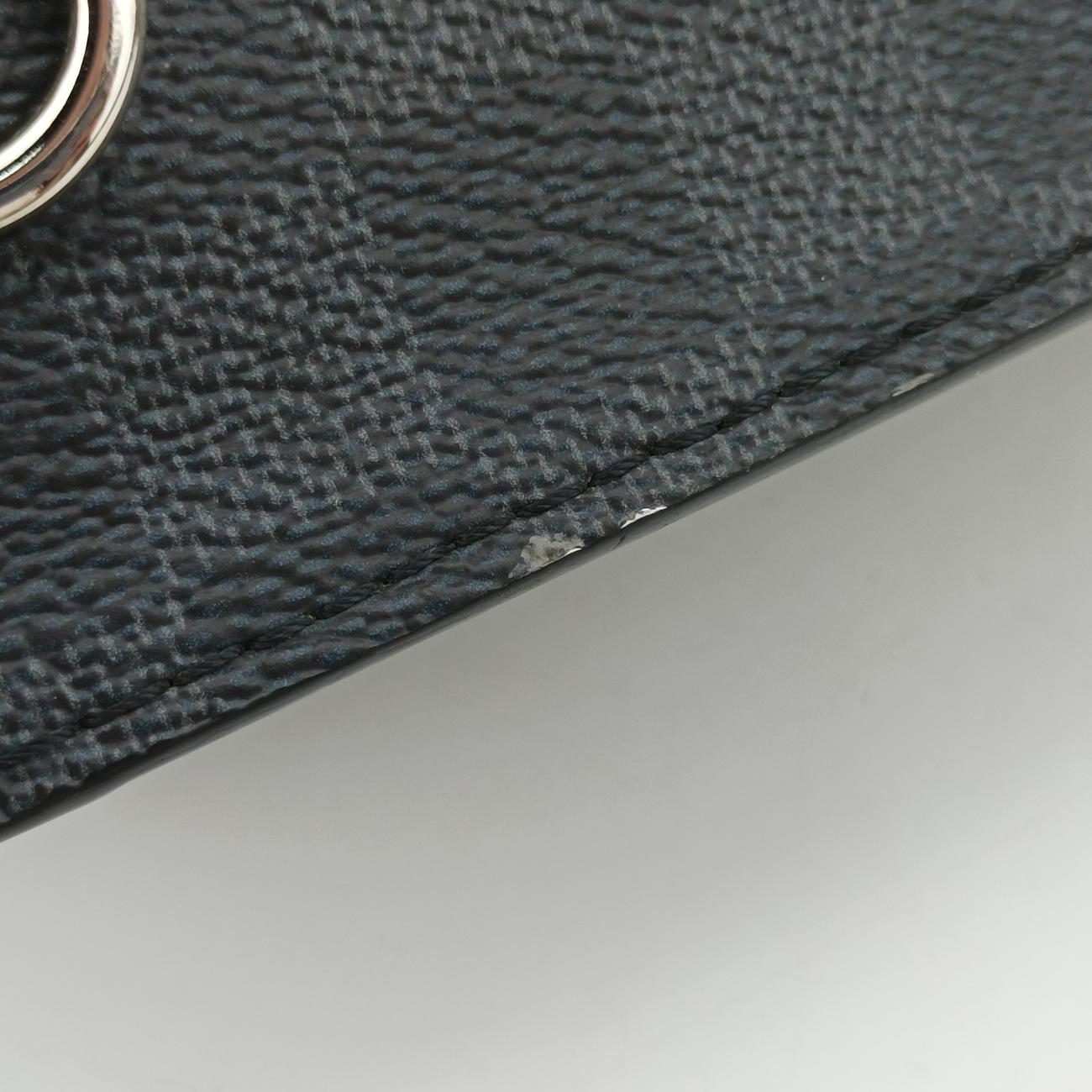 Sac Pla Messenger Animal PrintDamier GraphitePVC coated canvasN45276ICチップサックプラメッセンジャー アニマルプリントダミエグラフィットPVCコーティングキャンバスN45276ICチップ
