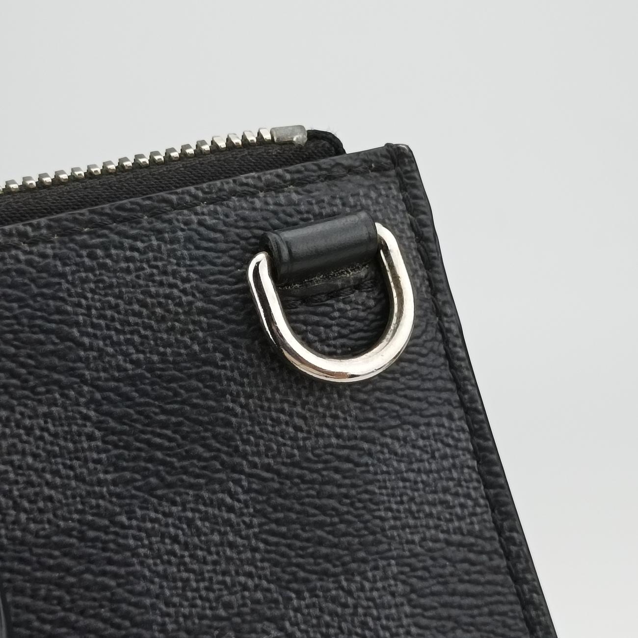 Sac Pla Messenger Animal PrintDamier GraphitePVC coated canvasN45276ICチップサックプラメッセンジャー アニマルプリントダミエグラフィットPVCコーティングキャンバスN45276ICチップ
