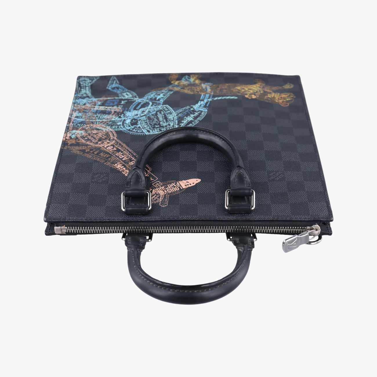 Sac Pla Messenger Animal PrintDamier GraphitePVC coated canvasN45276ICチップサックプラメッセンジャー アニマルプリントダミエグラフィットPVCコーティングキャンバスN45276ICチップ