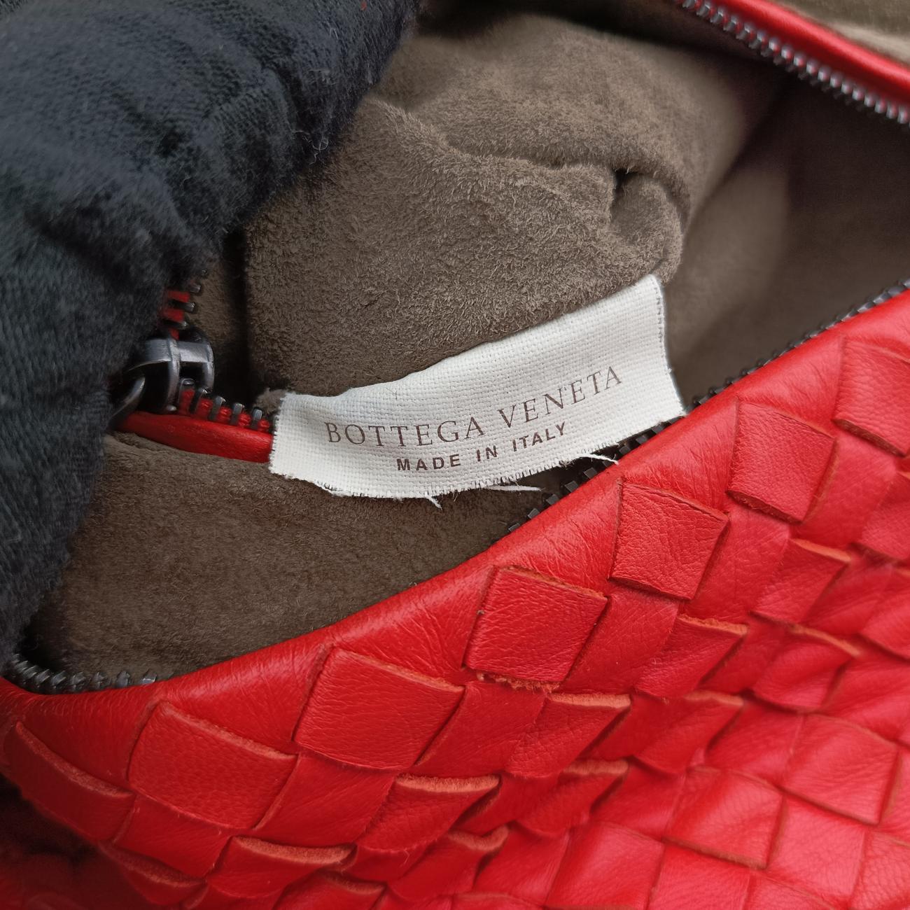 Intrecciato CubeRedlambskinB00212862Jイントレチャート キューボレッドラムスキンB00212862J
