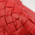 Intrecciato CubeRedlambskinB00212862Jイントレチャート キューボレッドラムスキンB00212862J