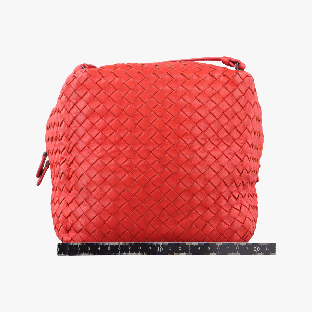Intrecciato CubeRedlambskinB00212862Jイントレチャート キューボレッドラムスキンB00212862J