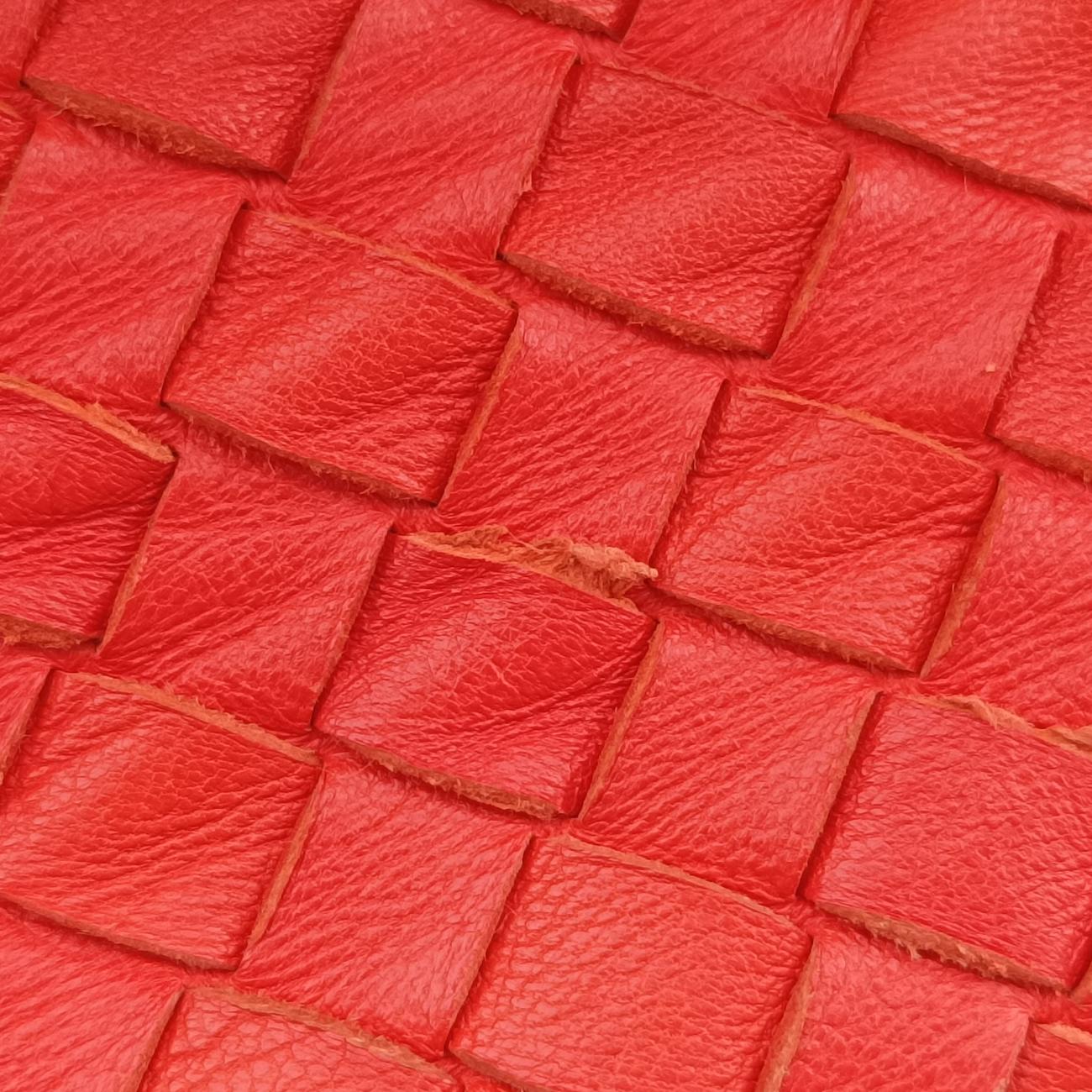Intrecciato CubeRedlambskinB00212862Jイントレチャート キューボレッドラムスキンB00212862J