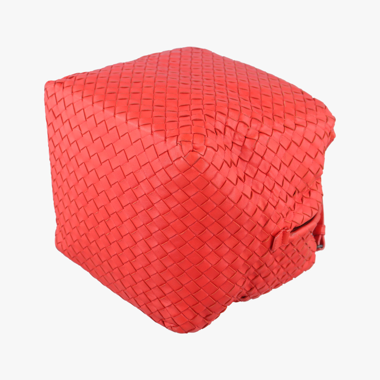 Intrecciato CubeRedlambskinB00212862Jイントレチャート キューボレッドラムスキンB00212862J