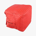 Intrecciato CubeRedlambskinB00212862Jイントレチャート キューボレッドラムスキンB00212862J