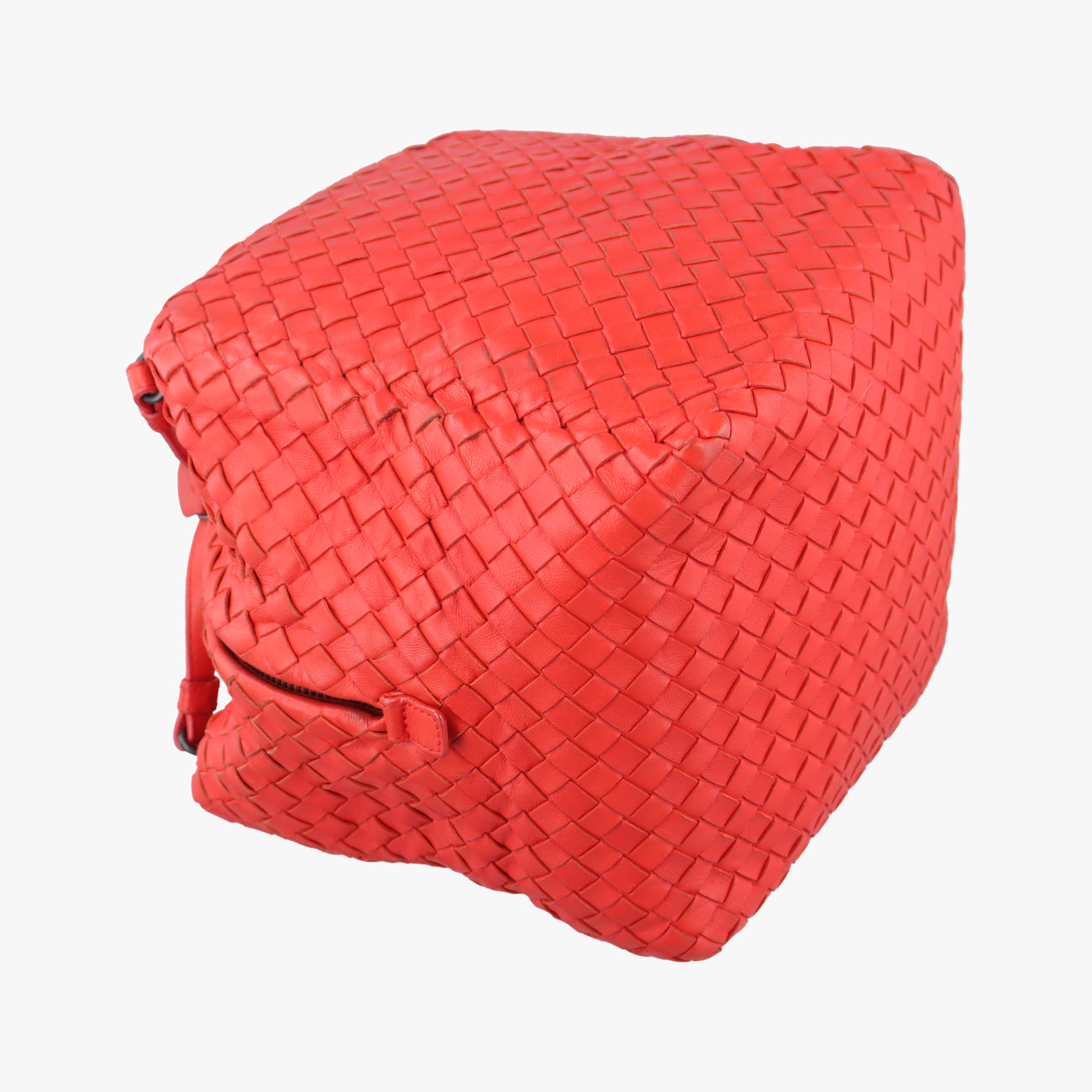 Intrecciato CubeRedlambskinB00212862Jイントレチャート キューボレッドラムスキンB00212862J