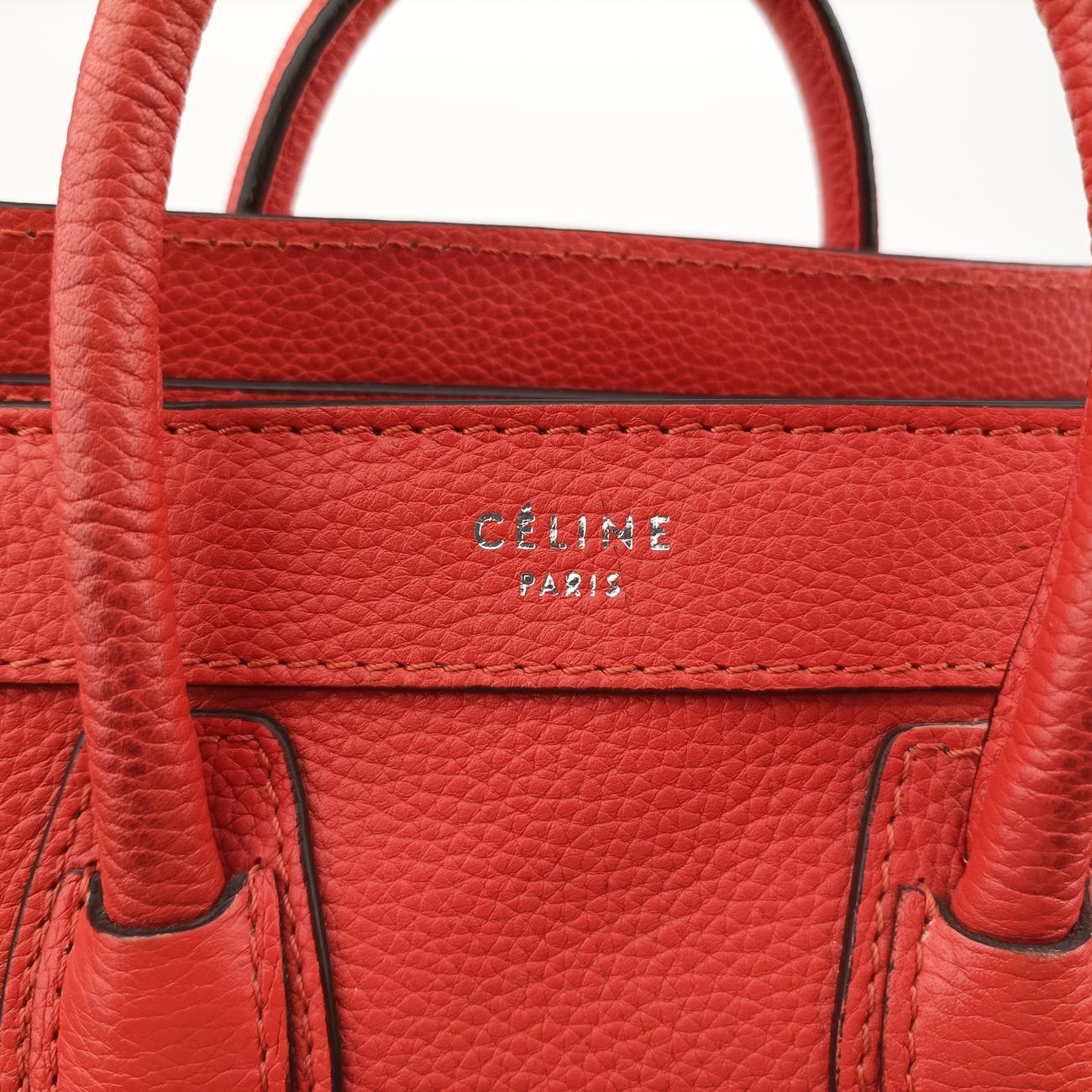 luggage nano shopperRedleatherS-VP-0162 S-PA-0172ラゲージナノショッパーレッドレザーS-VP-0162 S-PA-0172