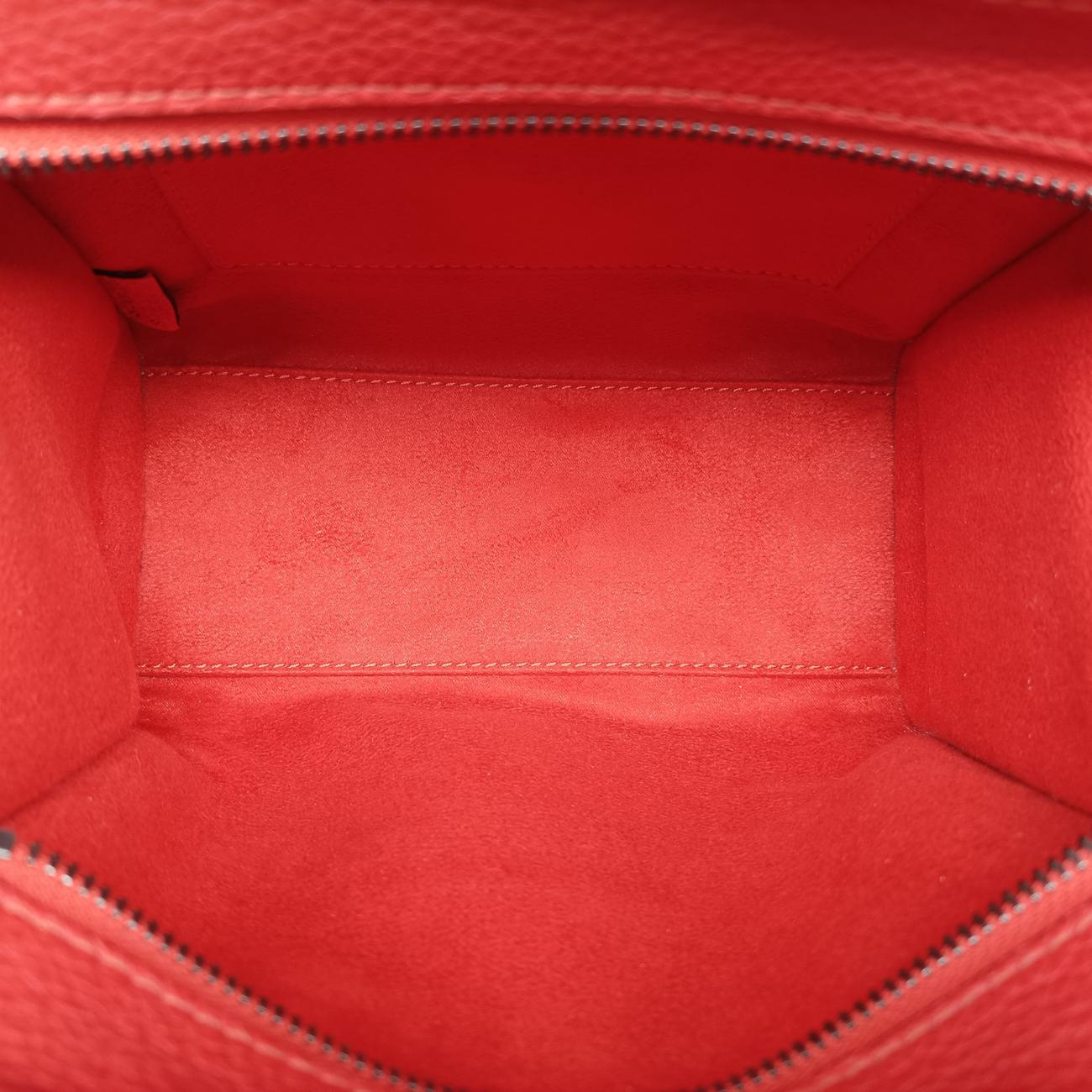 luggage nano shopperRedleatherS-VP-0162 S-PA-0172ラゲージナノショッパーレッドレザーS-VP-0162 S-PA-0172