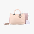 Smooth  Large DiorissimoBeige x PinkLeather09-MA-1112スムースラージディオリッシモベージュ×ピンクレザー09-MA-1112