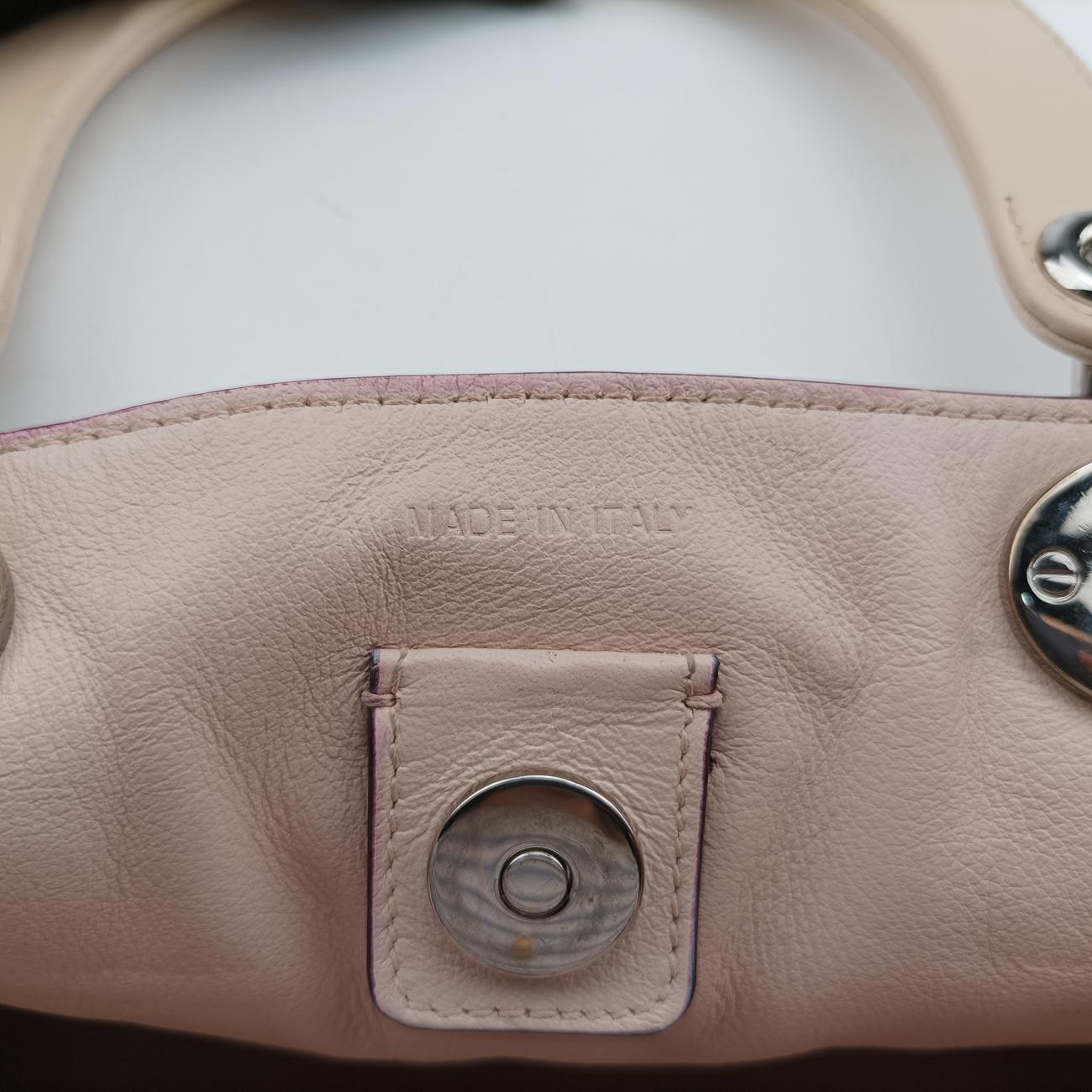 Smooth  Large DiorissimoBeige x PinkLeather09-MA-1112スムースラージディオリッシモベージュ×ピンクレザー09-MA-1112