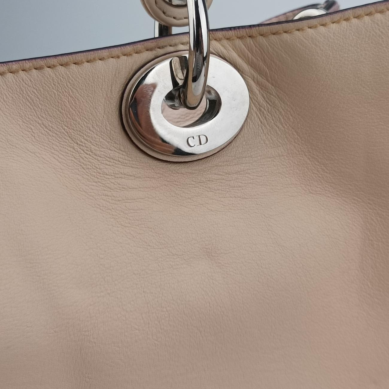 Smooth  Large DiorissimoBeige x PinkLeather09-MA-1112スムースラージディオリッシモベージュ×ピンクレザー09-MA-1112