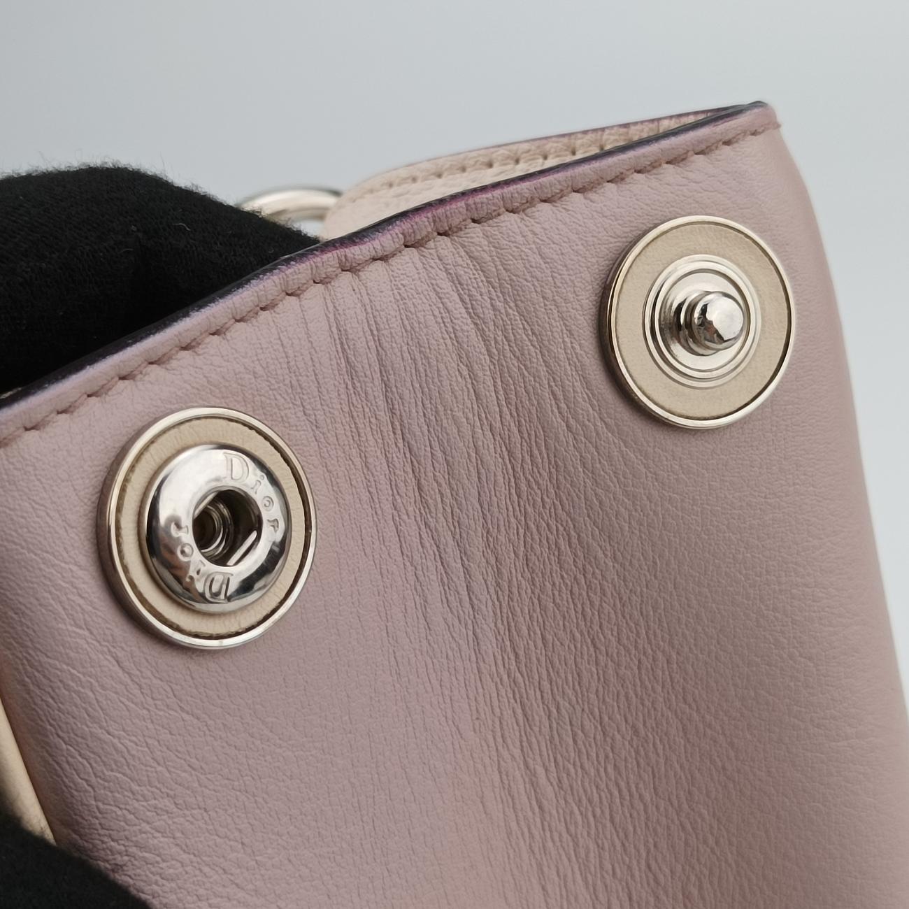 Smooth  Large DiorissimoBeige x PinkLeather09-MA-1112スムースラージディオリッシモベージュ×ピンクレザー09-MA-1112