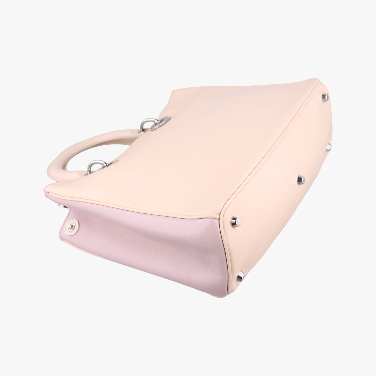 Smooth  Large DiorissimoBeige x PinkLeather09-MA-1112スムースラージディオリッシモベージュ×ピンクレザー09-MA-1112