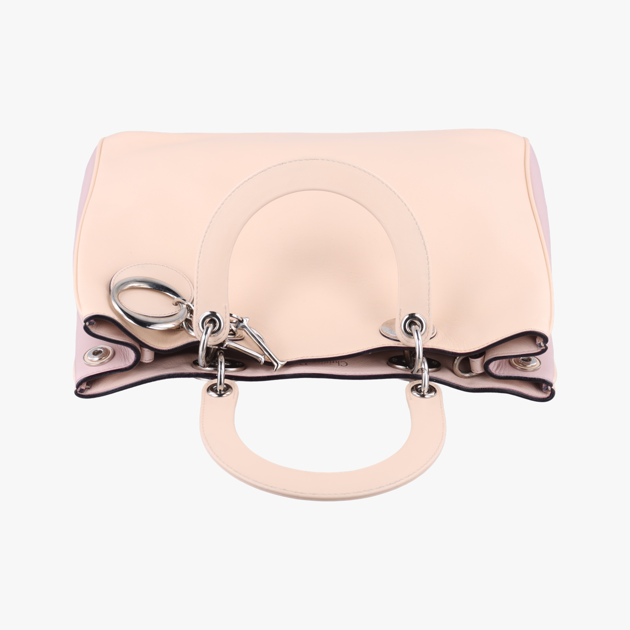 Smooth  Large DiorissimoBeige x PinkLeather09-MA-1112スムースラージディオリッシモベージュ×ピンクレザー09-MA-1112
