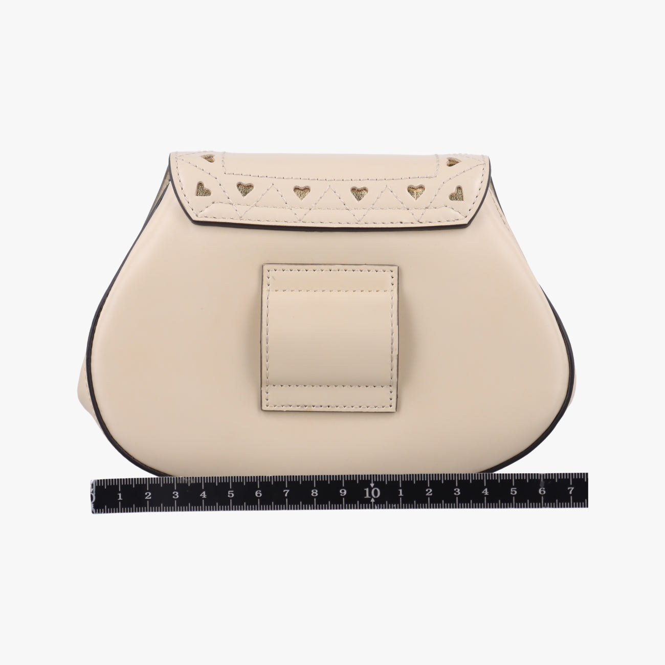 Heart BeltBeigeLeather604393B030992017ハートベルトベージュレザー604393B030992017